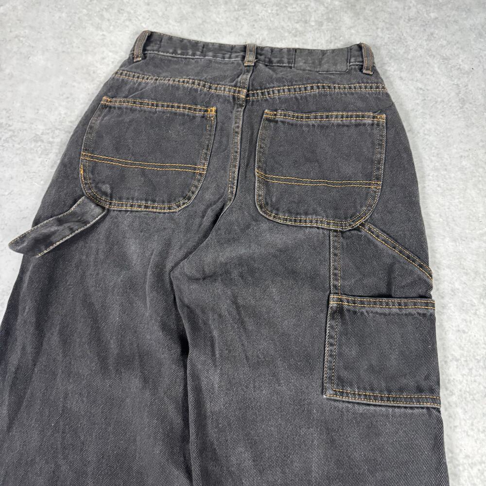 Cotton On Carpenter Jean Relaxed Straight Denim Black Womens - Size: 26x32 - Picture 10 of 11